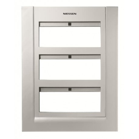 NIESSEN 2CLA127300T1301 2CLA127300T1301 T1273 PL NIESSEN Placa embellecedora 18M PL